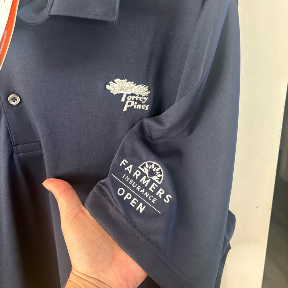 NWT Torrey Pines Farmers Insurance Open 2025 Puma Navy Polo Shirt XXL